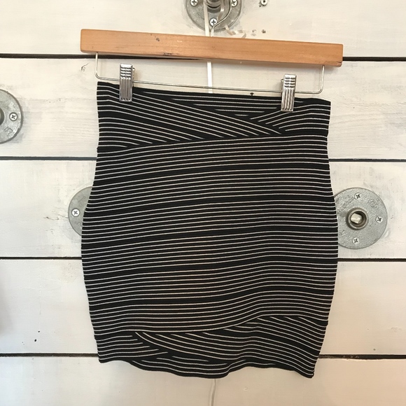 BCBG Maxazria Striped Skirt - Picture 1 of 4